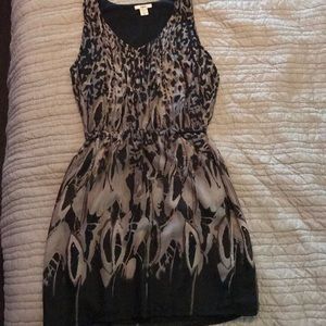 Grey and black dress